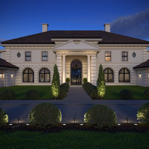 Architectural Visualization classical Facade