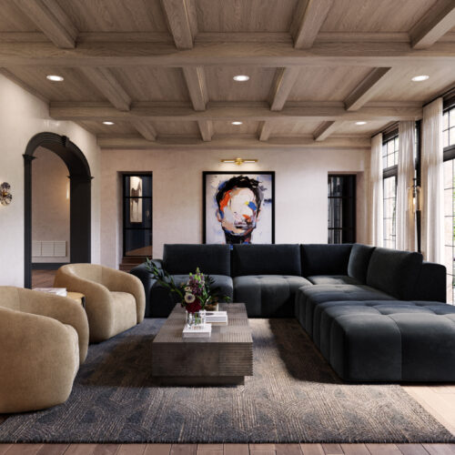 Boutique cgi renovation living room render